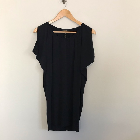 Laundry Shelli Segal Black Cold Shoulder Dress XS - Picture 2 of 7
